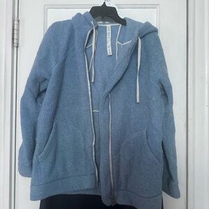 blue Fleece LuLu Lemon Jacket
